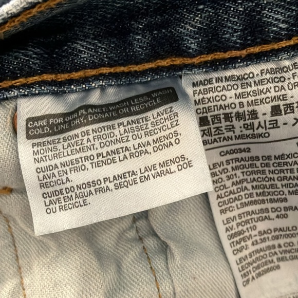 Levi Strauss 501 Jeans W32 L32 - Picture 7 of 8